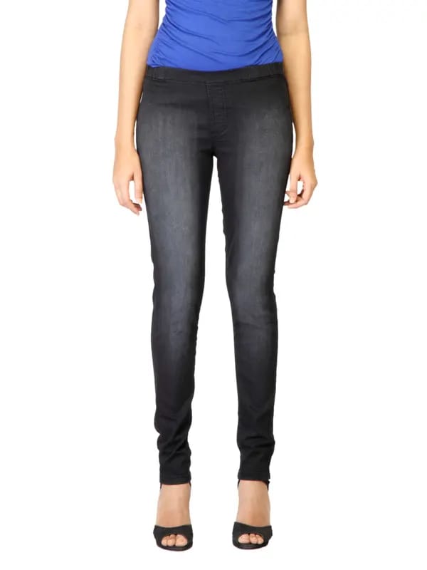 Jealous 21 Women Washed Black Jeggings