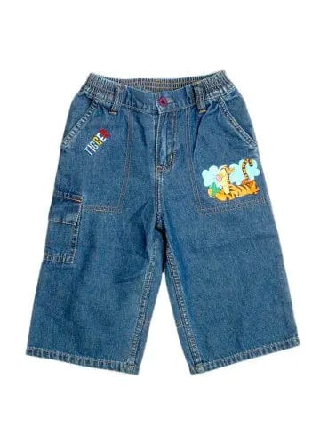 Disney Kids Boy's Tiger Print Denim Pants