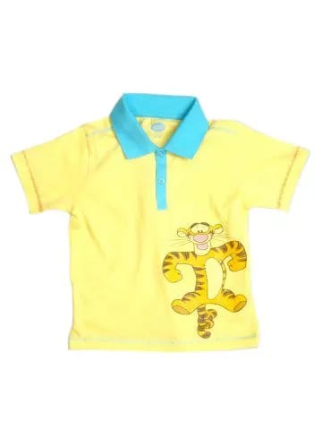 Disney Kids Boy's Yellow Polo Tshirt