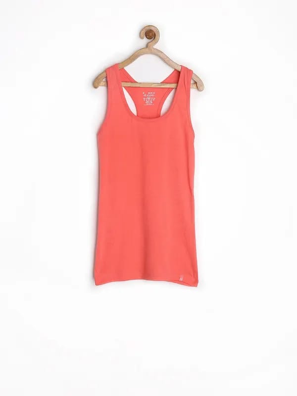 Jockey Women Coral Pink Tank Top