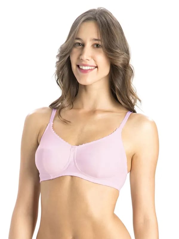 Jockey Essence Pink Full-Coverage Slim Fit Bra 1615-0105