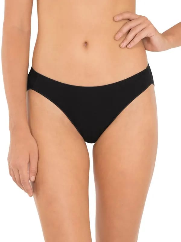 Jockey Women Black Bikini Brief 1803-0105
