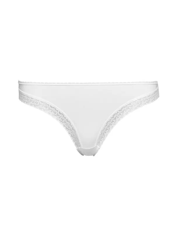 Jockey Lace Stretch White Bikini Brief