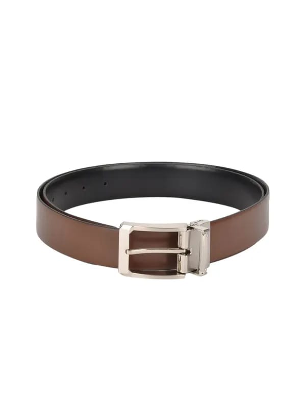 Bulchee Men Brown & Black Reversible Belt