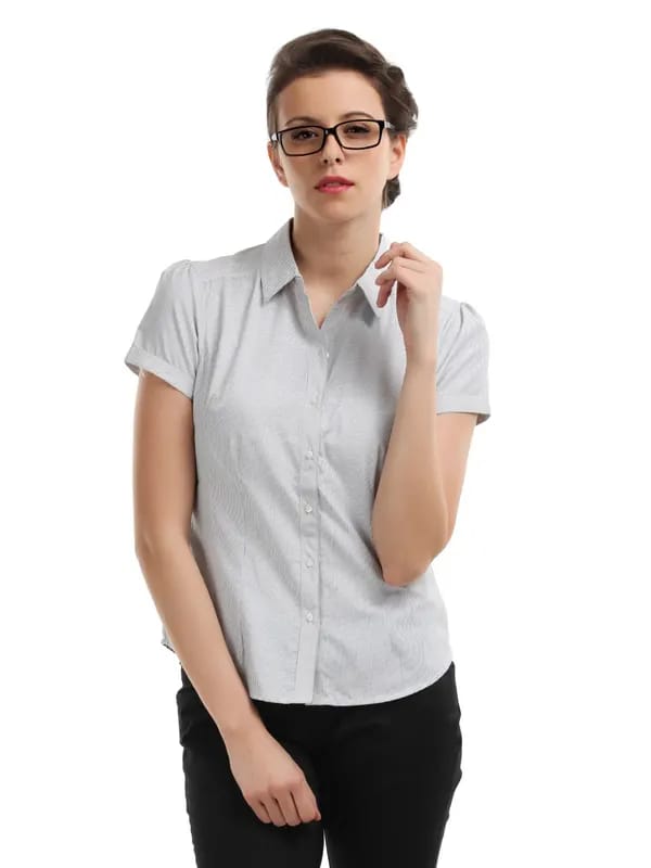 Scullers For Her Women Black and White Striped Shirt