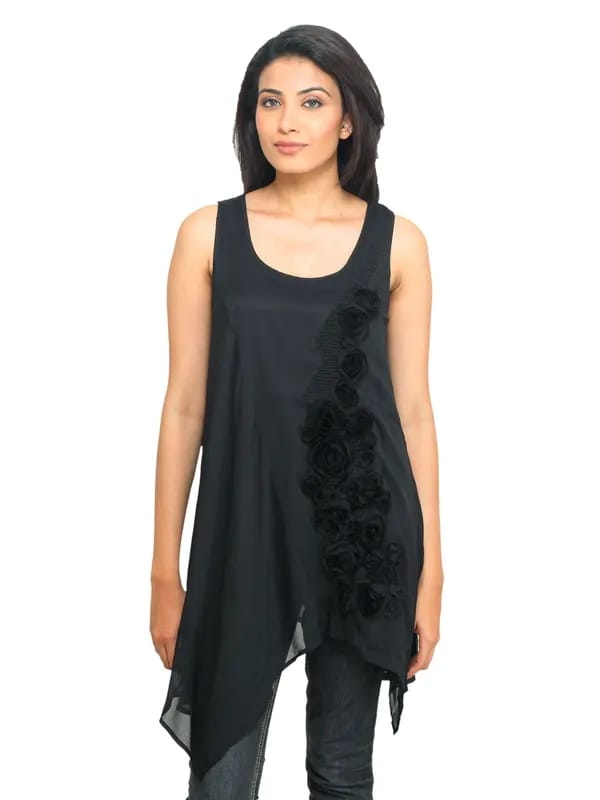 Scullers For Her Women Black Top