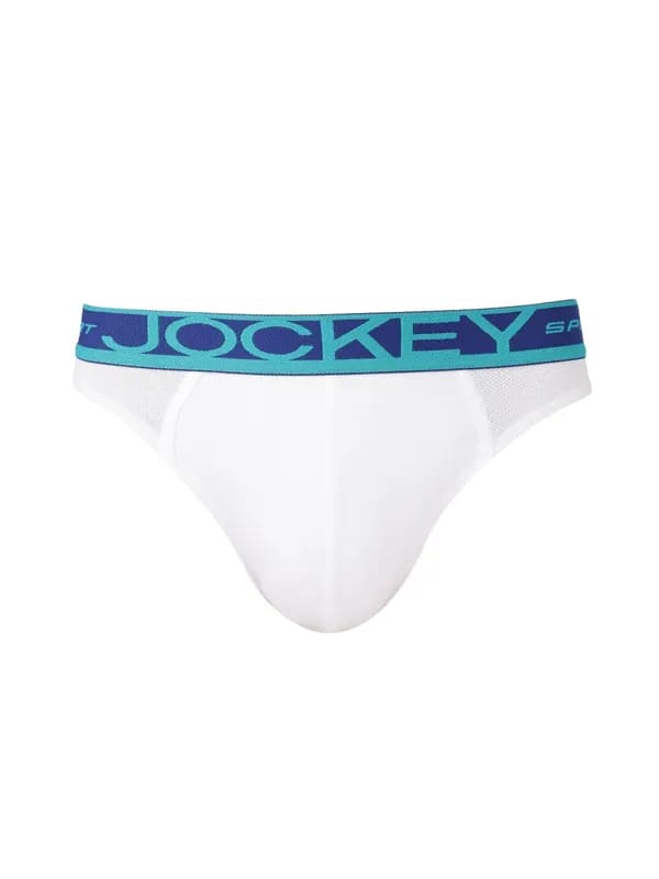 Jockey Sport Performance Men White Sport Performance Stretch Briefs SP 02