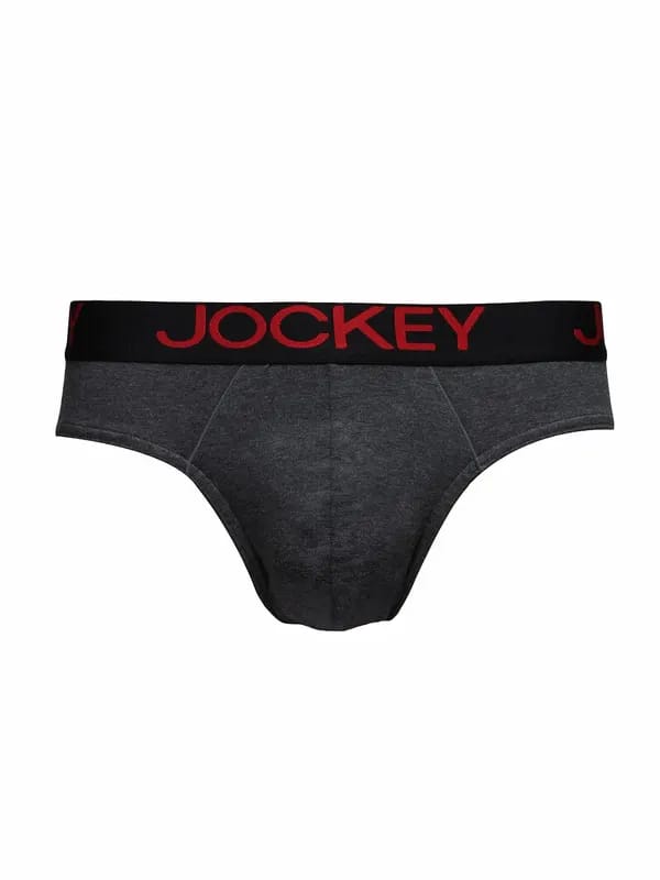 Jockey Men Charcoal Zone Stretch Briefs