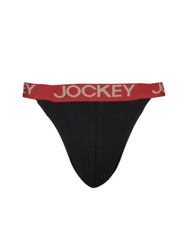 Jockey ZONE Men Black Tanga Brief US18