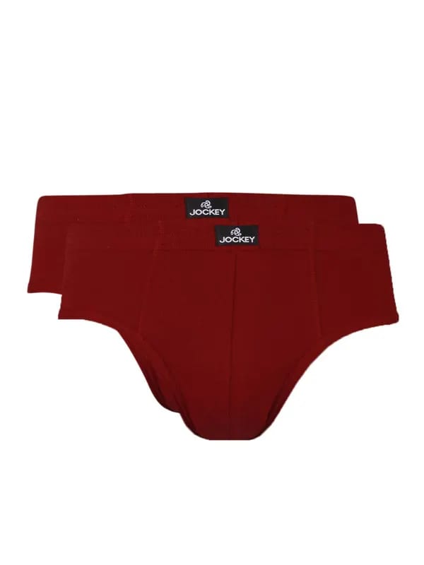 Jockey ELANCE Men Red Pack of 2 Briefs 1009