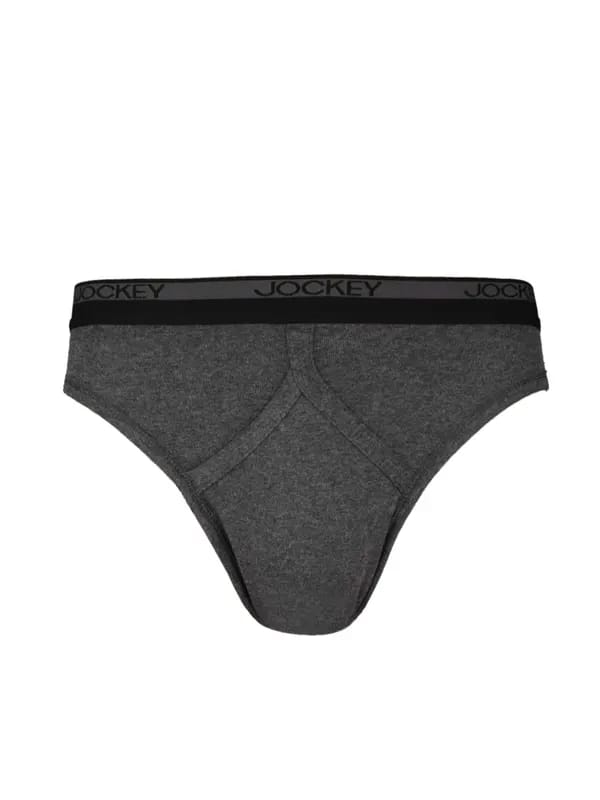 Jockey MC Men Charcoal Grey Y Front Briefs 8003