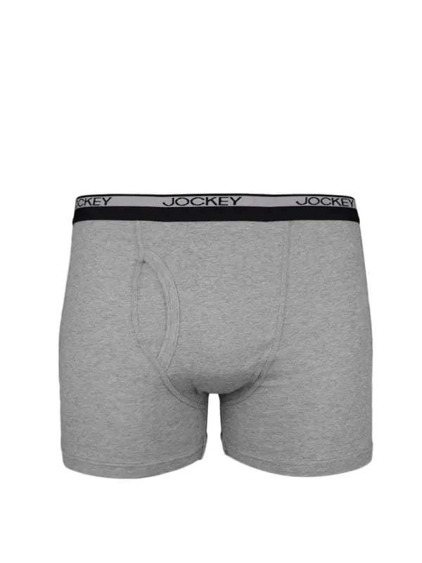 Jockey MODERN CLASSIC Men Grey Melange Trunks 8009