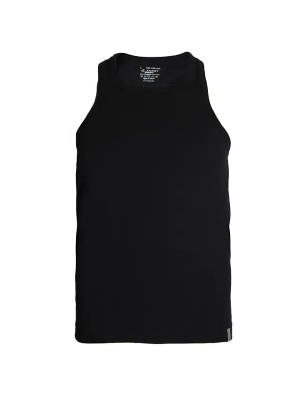Jockey SPORT Men Black Innerwear Vest 9924