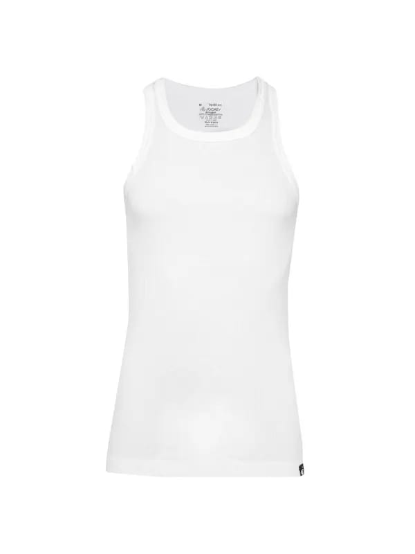 Jockey SPORT Men White Innerwear Vest 9924