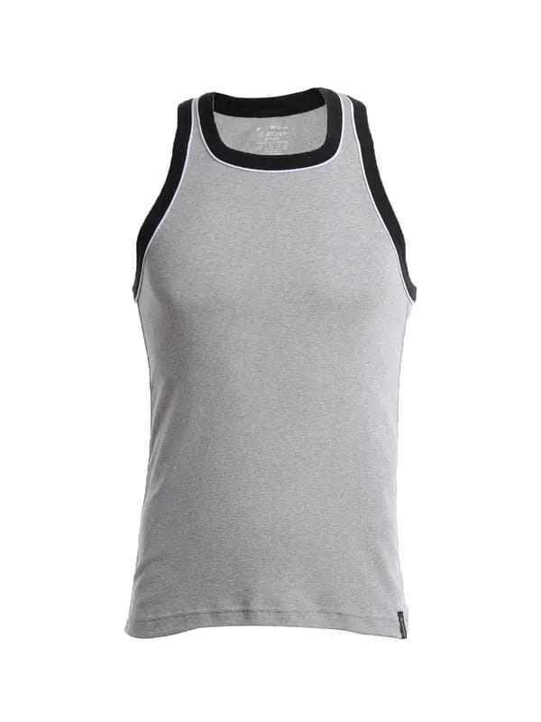 Jockey SPORT Men Grey Melange Innerwear Vest 9925