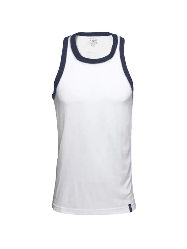 Jockey SPORT Men White Innerwear Vest 9925