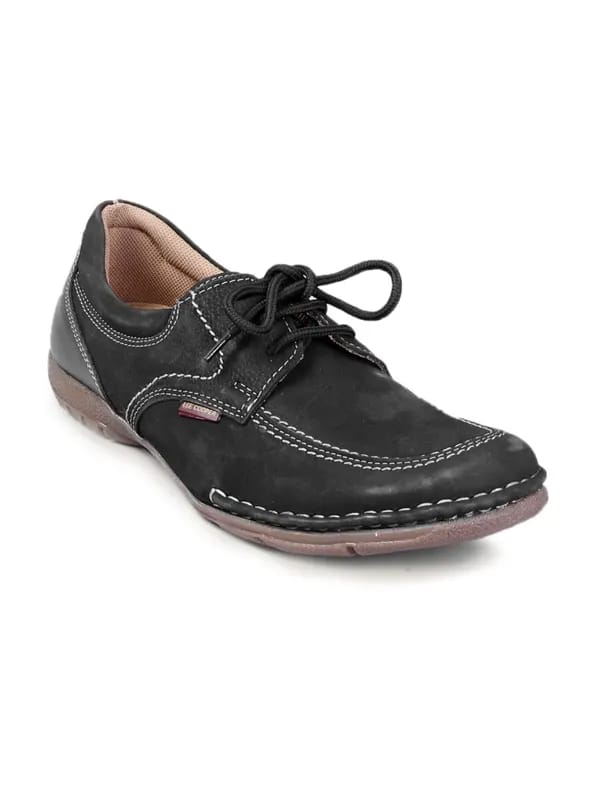 Lee Cooper Men's Casual Felt Black Shoe