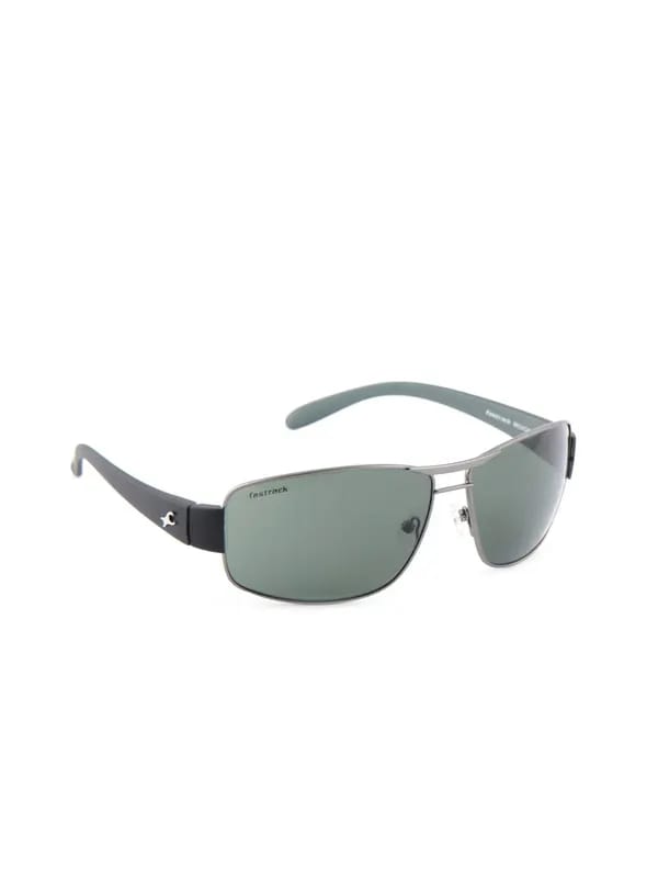 Fastrack Men Silver & Black Sunglasses