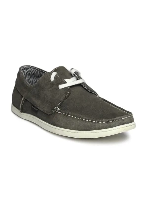 Red Tape Men Grey Shoes