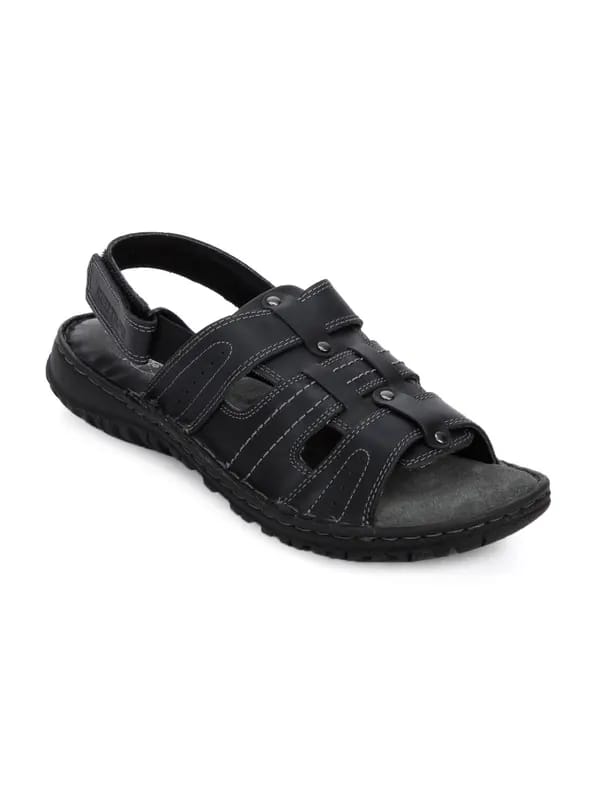 Red Tape Men Casual Black Sandals