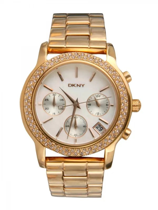 DKNY Women White Dial Chronograph Watch