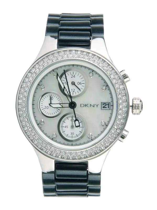 DKNY Women Silver-Toned Chronograph Watch NY8099