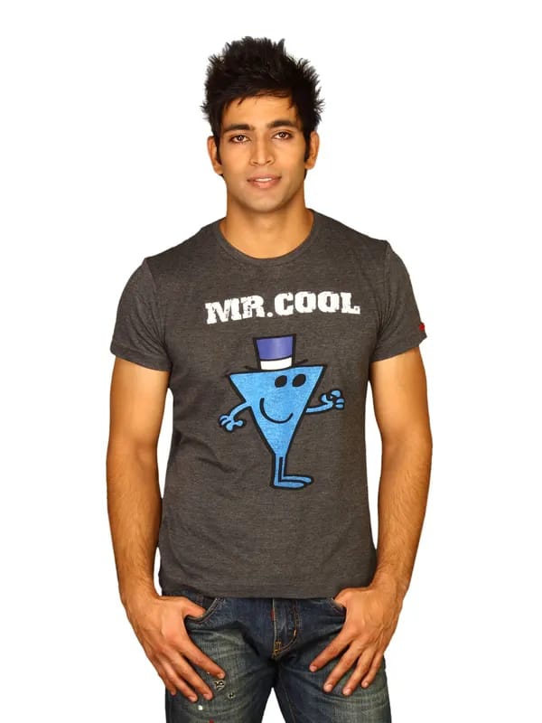 Mr.Men Men's Mr.Cool Black T-shirt