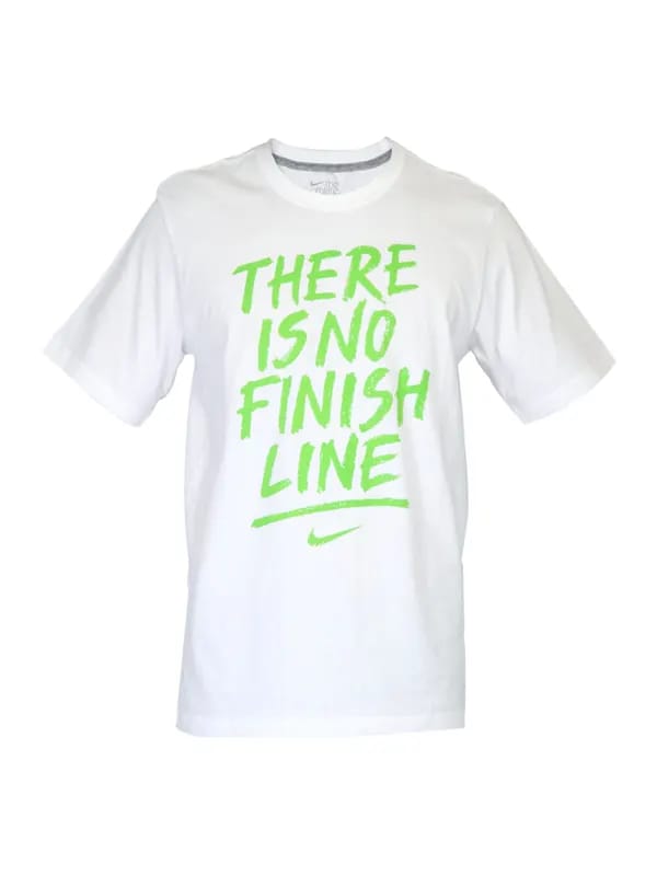Nike Men Verbiage White T-shirt