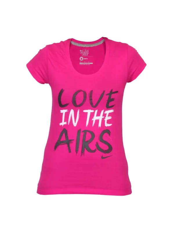 Nike Women Air Scoop Pink T-shirt