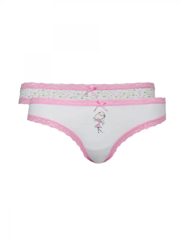 Enamor Women Pack of 2 Printed Briefs