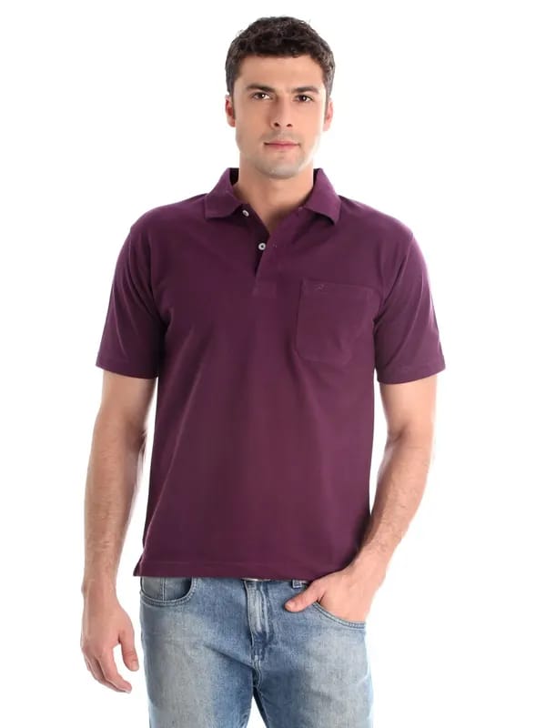 Proline Men Purple T-shirt