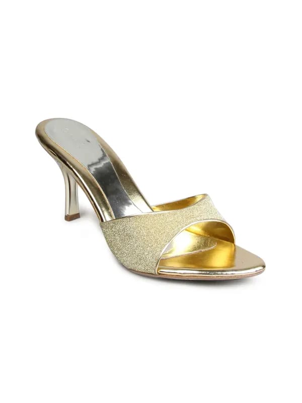 Catwalk Women Wedding Gold Crystal Heels