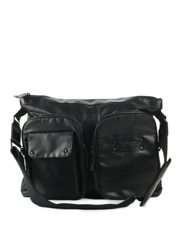 United Colors of Benetton Men Casual Black Laptop Bag