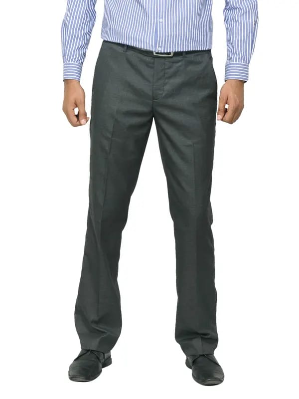 Genesis Men Charcoal Trousers