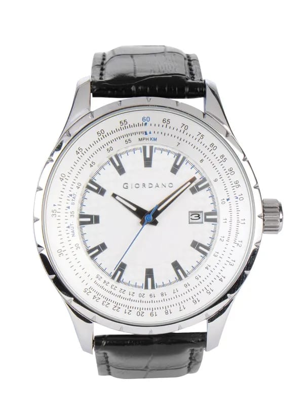 Giordano Men White Dial Watch