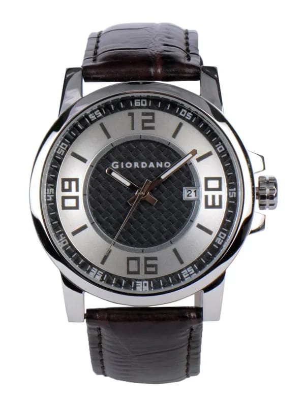 Giordano Men Black Dial Watch
