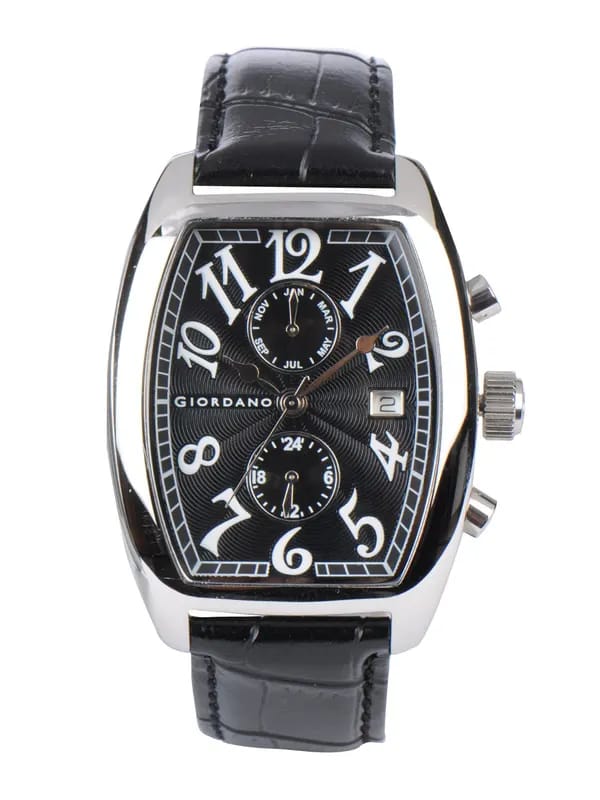 Giordano Men Black Dial Watch