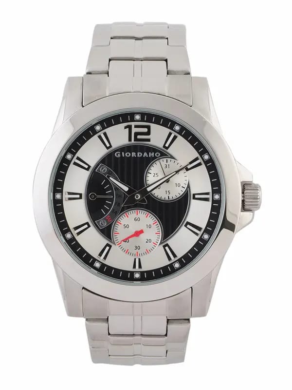 Giordano Men Steel Dial Watch