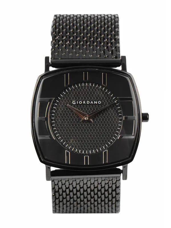 Giordano Men Black Dial Watch