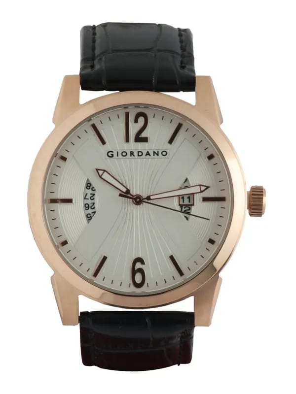 Giordano Men White Dial Watch