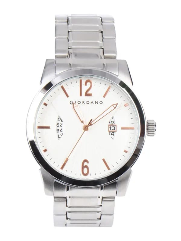 Giordano Men White Dial Watch