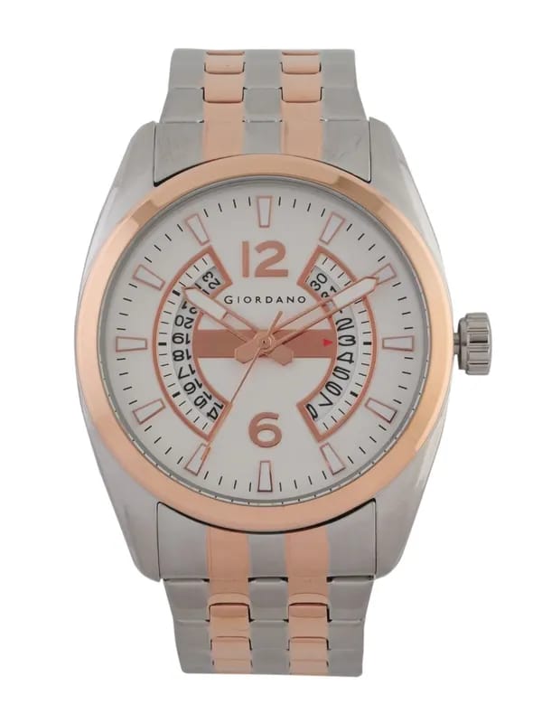 Giordano Men White Dial Watch