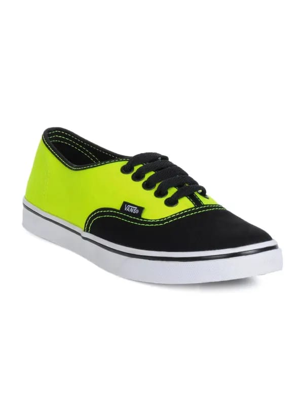 Vans Unisex Authentic Black & Green Shoes