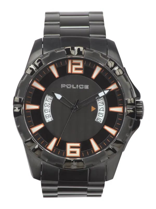 Police Men Black Dial Watch PL12889JVSB