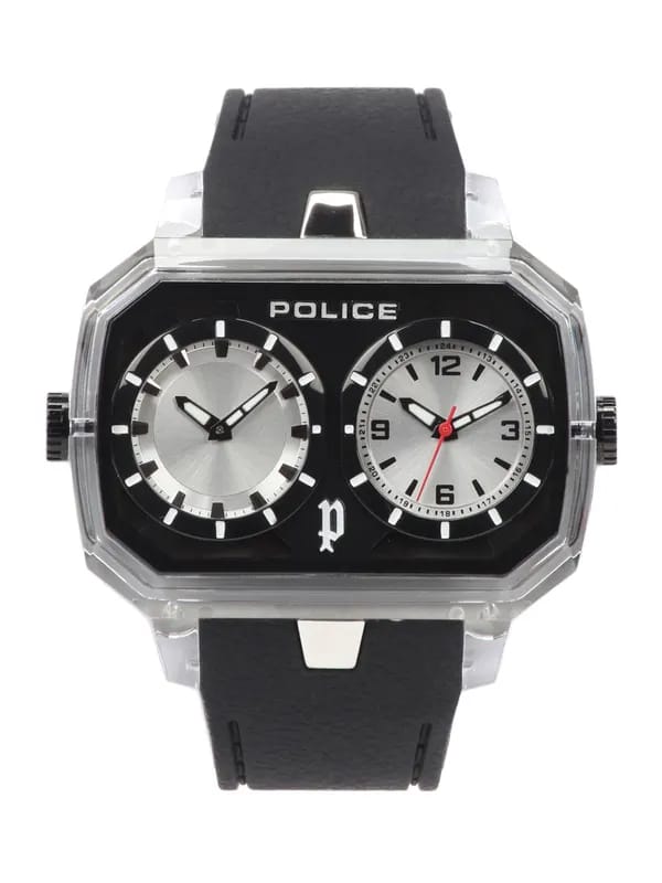 Police Men Black Dual Dial Watch PL13076JPCL-04