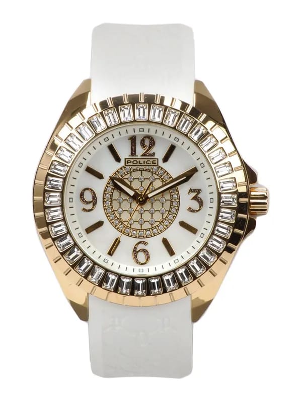Police Women White Dial Watch PL13090JSG-28A