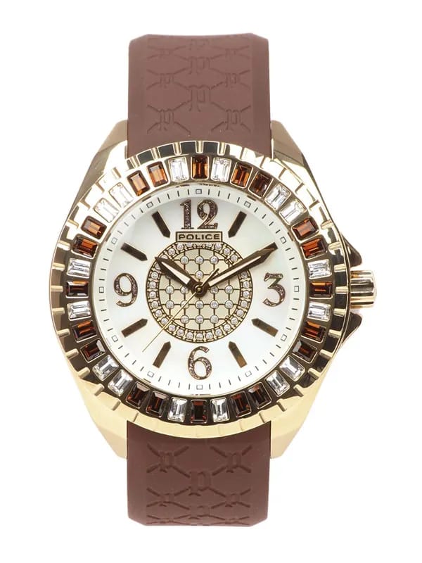 Police Women White Dial Watch PL13090JSG-28C