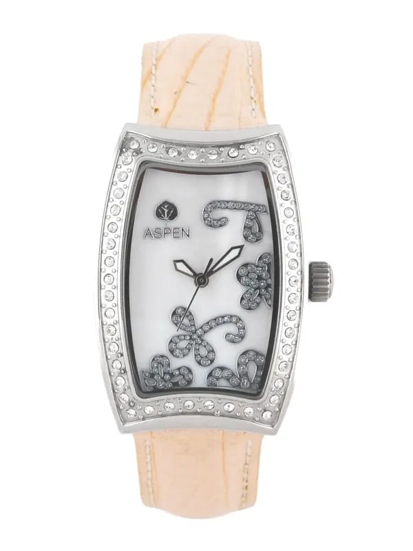 Aspen Women White Dial Watch