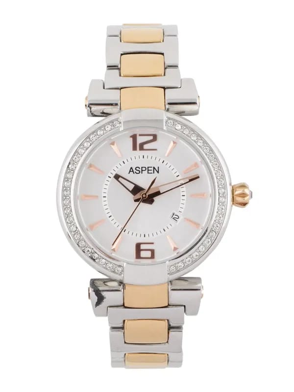 Aspen Women Silver Dial Watch