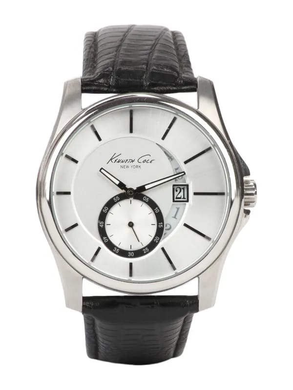 Kenneth Cole Men Silver Dial Chronograph Watch